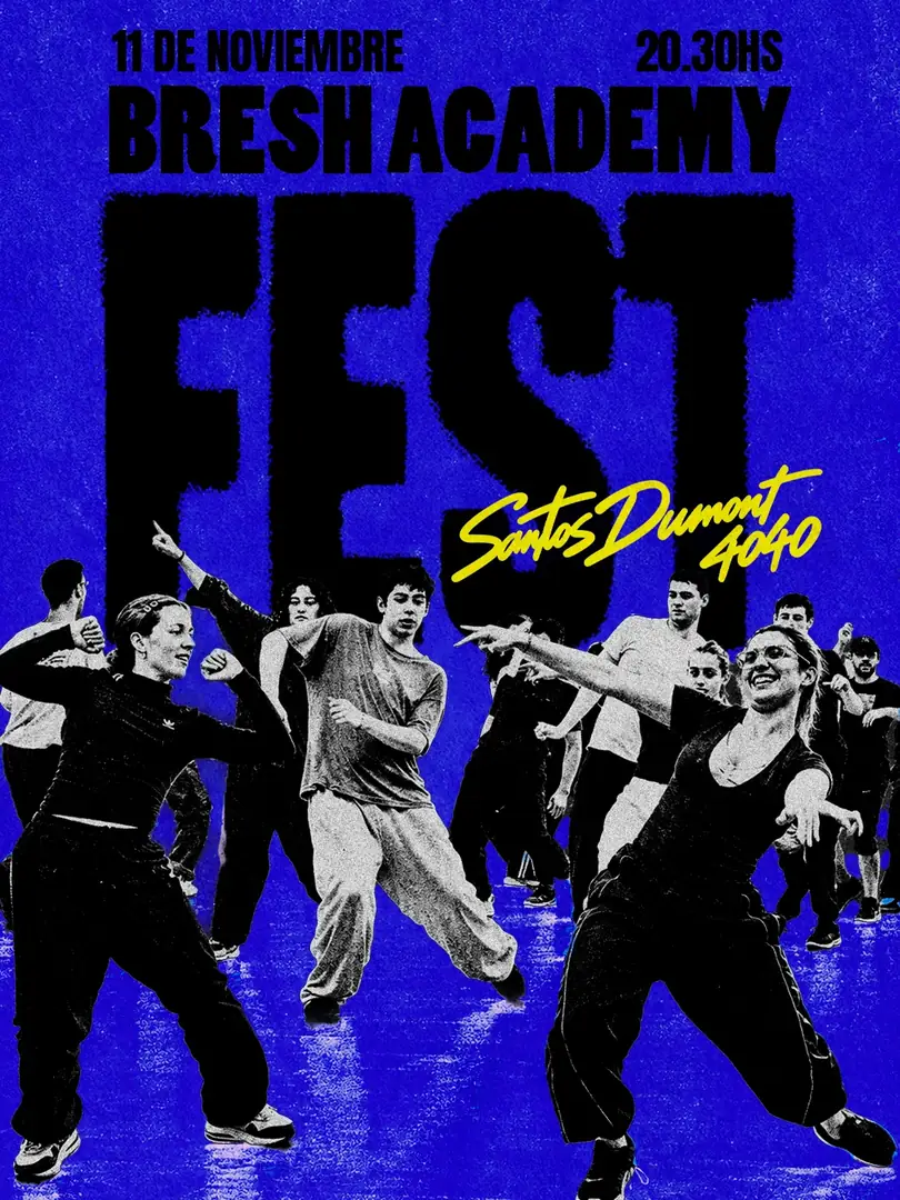 Flyer de Bresh Academy Fest: 11 de noviembre, 20:30 hs, Santos Dumont 4040